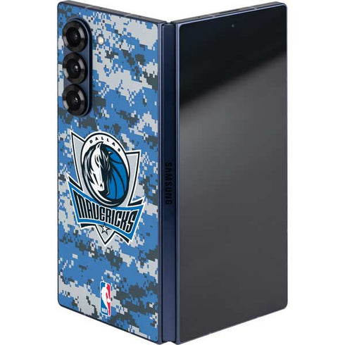 NBA Dallas Mavericks Digi Camo Galaxy Z Fold6 Skin