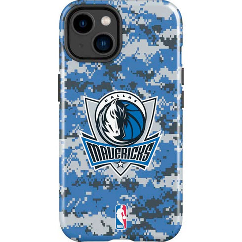 NBA Dallas Mavericks Digi Camo iPhone 15 Impact Case