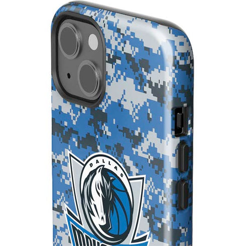NBA Dallas Mavericks Digi Camo iPhone 15 Impact Case