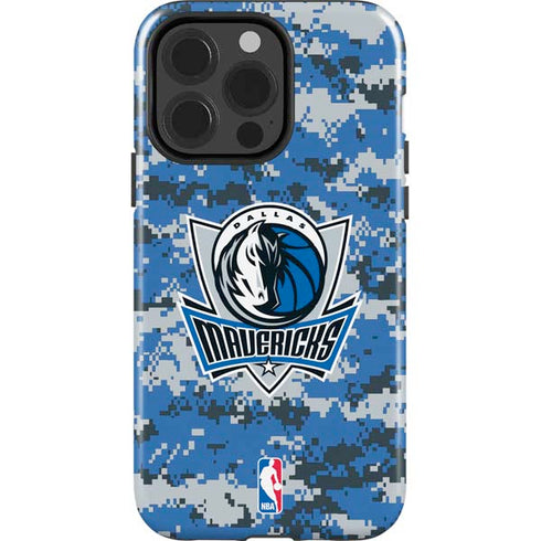 NBA Dallas Mavericks Digi Camo iPhone 15 Pro Impact Case