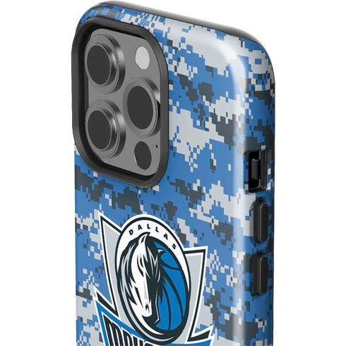 NBA Dallas Mavericks Digi Camo iPhone 15 Pro Impact Case