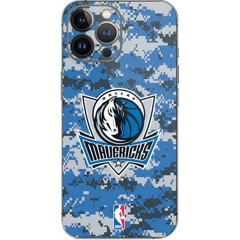 NBA Dallas Mavericks Digi Camo iPhone 15 Pro Max Skin