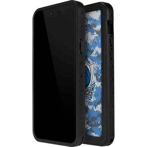 NBA Dallas Mavericks Digi Camo iPhone 15 Pro Waterproof Case