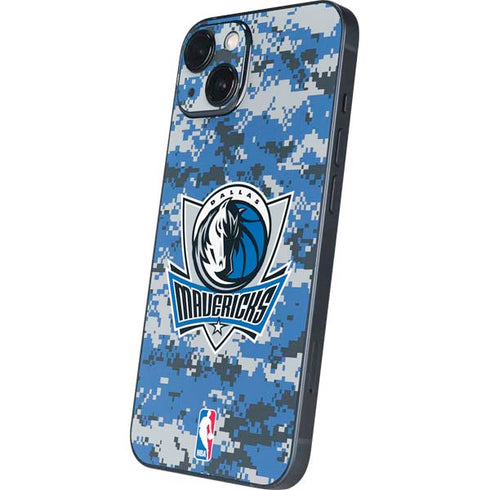 NBA Dallas Mavericks Digi Camo iPhone 15 Skin