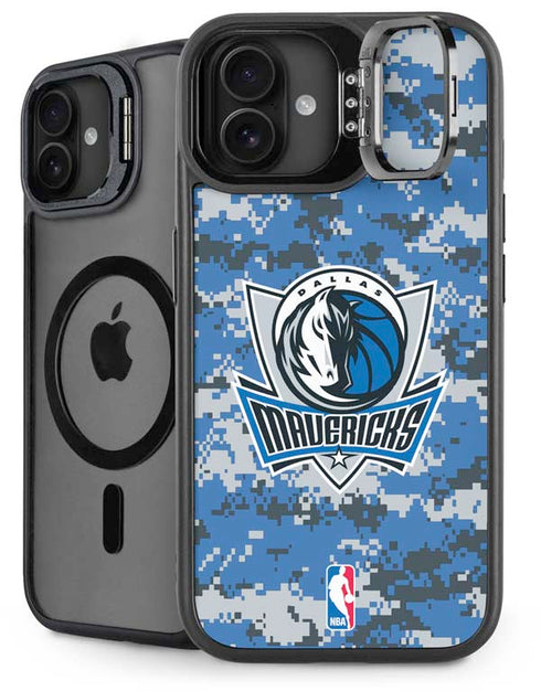 NBA Dallas Mavericks Digi Camo iPhone 16 Kickstand Case