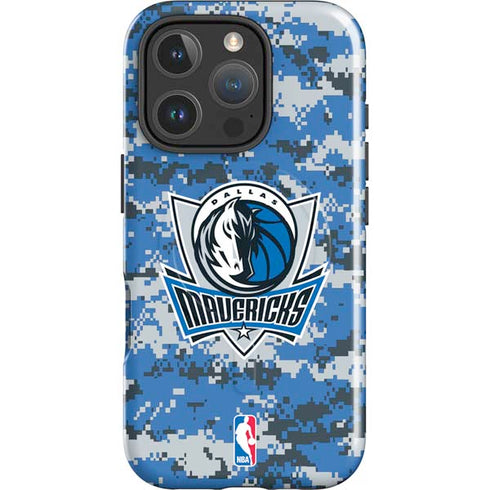 NBA Dallas Mavericks Digi Camo iPhone 16 Pro Max Magsafe Impact Case