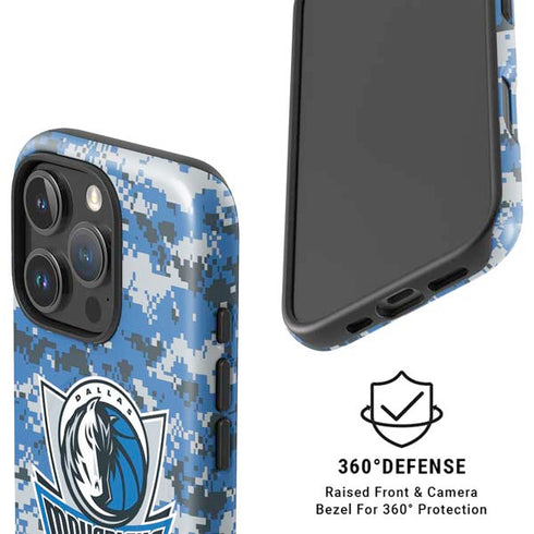 NBA Dallas Mavericks Digi Camo iPhone 16 Pro Max Magsafe Impact Case