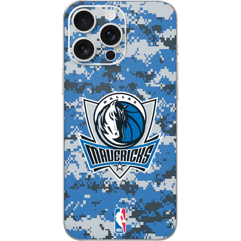 NBA Dallas Mavericks Digi Camo iPhone 16 Pro Max Skin