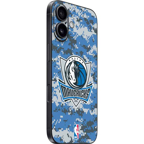 NBA Dallas Mavericks Digi Camo iPhone 16 Skin