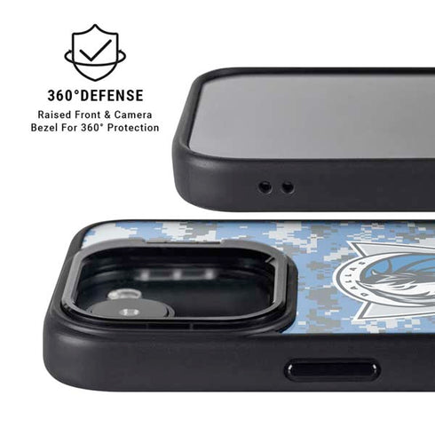 NBA Dallas Mavericks Digi Camo iPhone 16e Kickstand Case