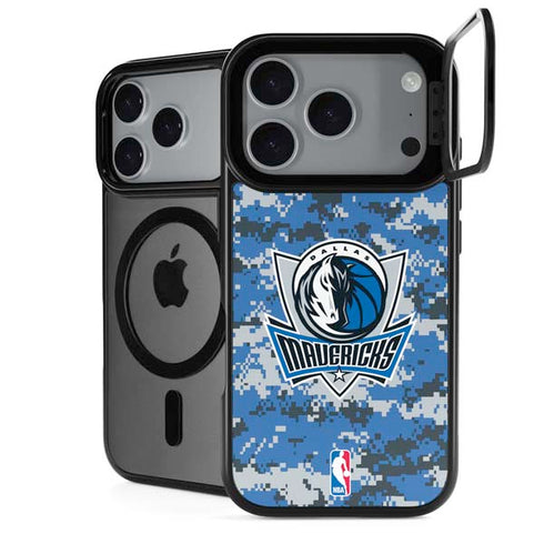 NBA Dallas Mavericks Digi Camo iPhone 18 Pro Kickstand Case