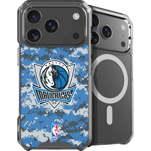 NBA Dallas Mavericks Digi Camo iPhone 18 Pro Max MagSafe Case