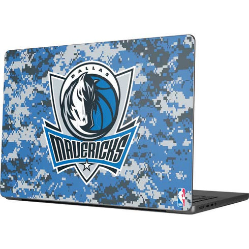 NBA Dallas Mavericks Digi Camo Apple MacBook Pro 14-inch Skin