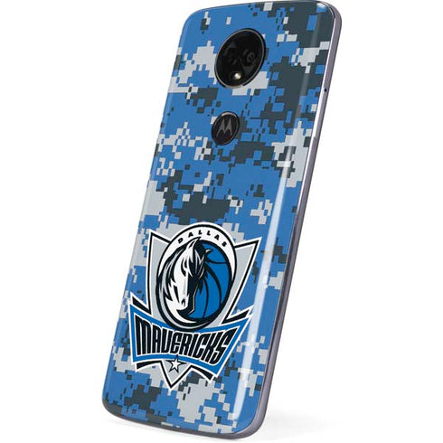 NBA Dallas Mavericks Digi Camo Moto E5 Plus Skin