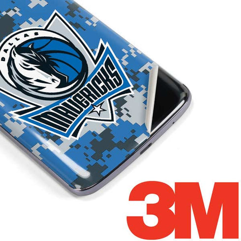 NBA Dallas Mavericks Digi Camo Moto E5 Plus Skin