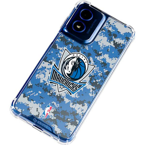 NBA Dallas Mavericks Digi Camo Moto G Play 4G (2024) Clear Case