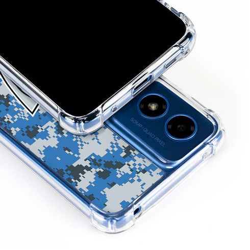 NBA Dallas Mavericks Digi Camo Moto G Play 4G (2024) Clear Case
