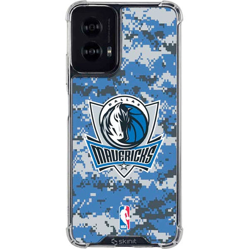 NBA Dallas Mavericks Digi Camo Moto G Power 5G (2024) Clear Case