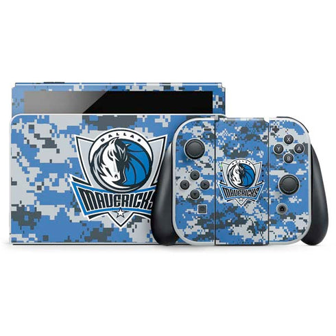 NBA Dallas Mavericks Digi Camo Nintendo Skins