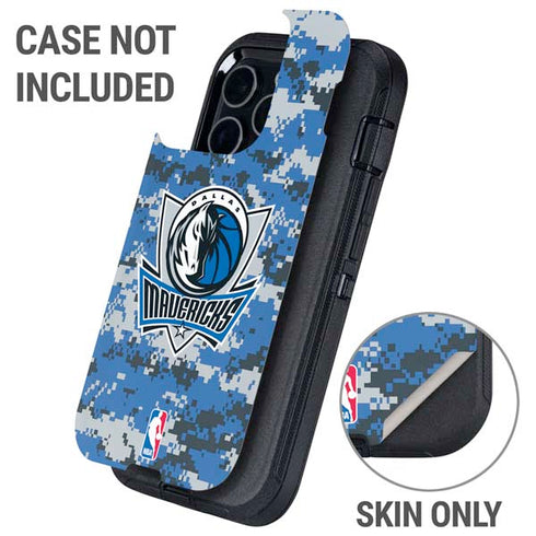 NBA Dallas Mavericks Digi Camo Otterbox Defender iPhone Skin
