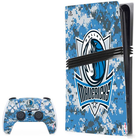 NBA Dallas Mavericks Digi Camo PS5 Pro Bundle Skin
