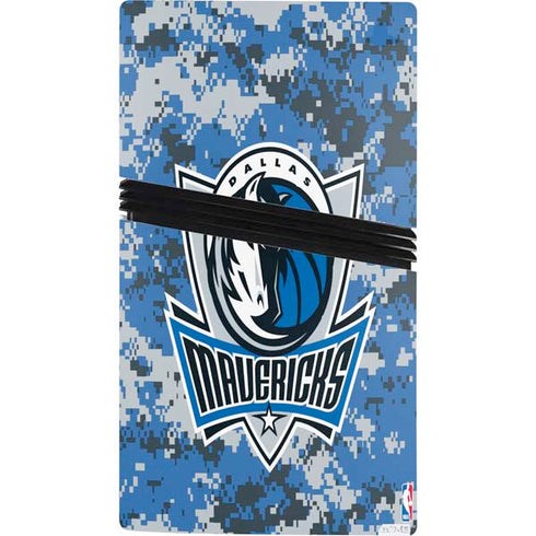 NBA Dallas Mavericks Digi Camo PS5 Pro Console Skin