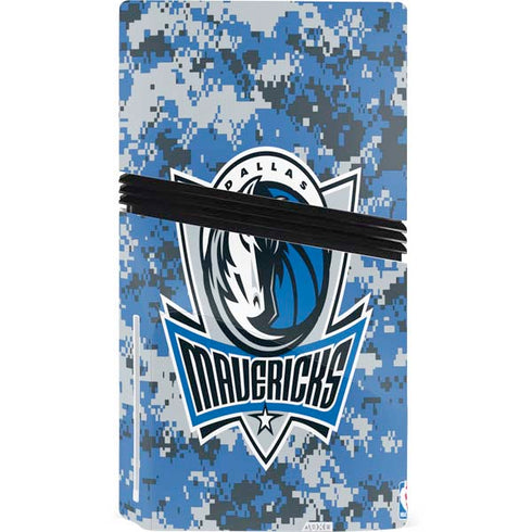 NBA Dallas Mavericks Digi Camo PS5 Pro Disk Bundle Skin