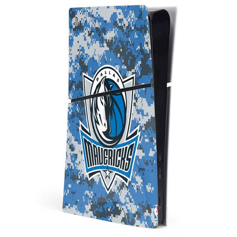 NBA Dallas Mavericks Digi Camo PS5 Slim Digital Edition Console Skin