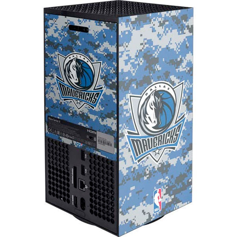 NBA Dallas Mavericks Digi Camo XBox Series X Digital Edition Console Skin