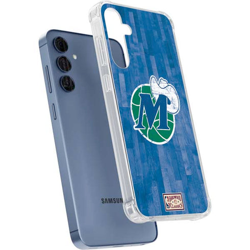 NBA Dallas Mavericks Hardwood Classics Galaxy A35 5G Clear Case
