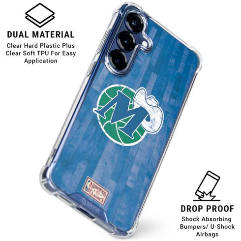 NBA Dallas Mavericks Hardwood Classics Galaxy S25 Plus Clear Case