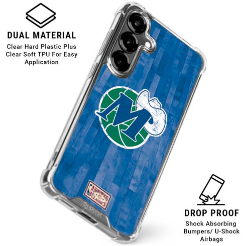 NBA Dallas Mavericks Hardwood Classics Galaxy S26 Clear Case
