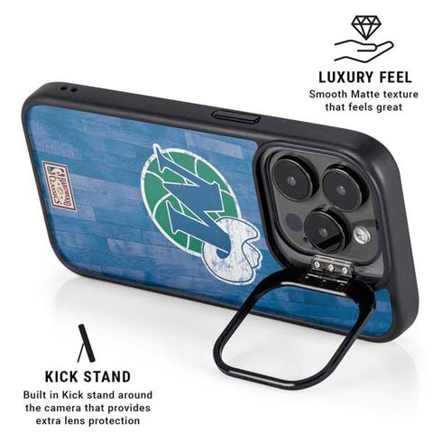 NBA Dallas Mavericks Hardwood Classics iPhone 15 Pro Kickstand Case
