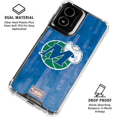NBA Dallas Mavericks Hardwood Classics Moto G Power 5G (2024) Clear Case
