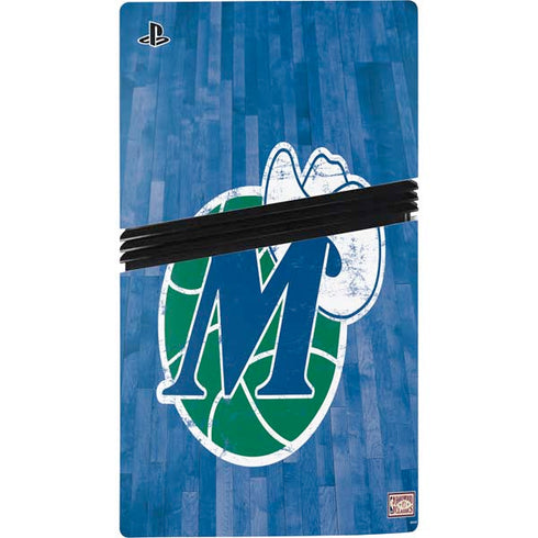 NBA Dallas Mavericks Hardwood Classics PS5 Pro Console Skin