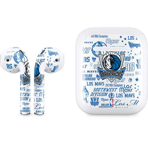 NBA Dallas Mavericks Historic Blast Apple AirPods Skin