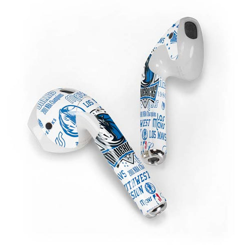 NBA Dallas Mavericks Historic Blast Apple AirPods Skin