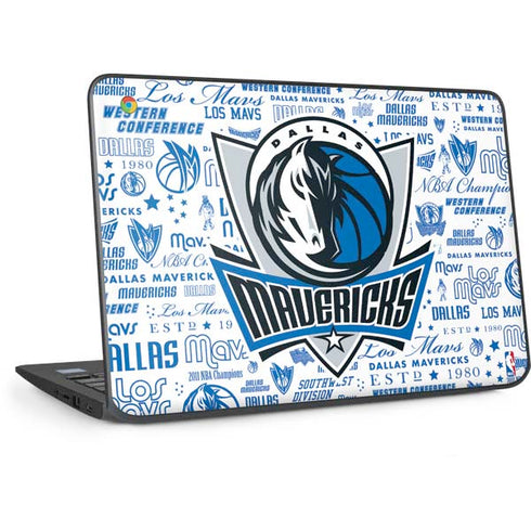 NBA Dallas Mavericks Historic Blast HP Chromebook Skin