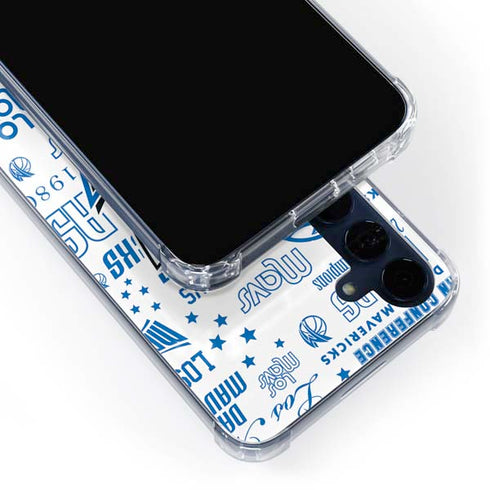 NBA Dallas Mavericks Historic Blast Galaxy A55 5G Clear Case