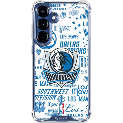 NBA Dallas Mavericks Historic Blast Galaxy S25 Clear Case