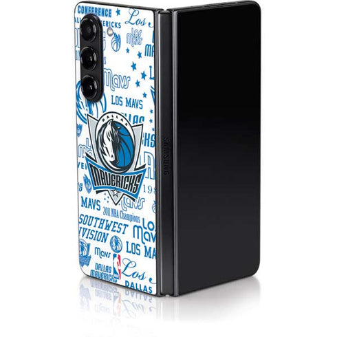 NBA Dallas Mavericks Historic Blast Galaxy Z Fold5 5G Skin