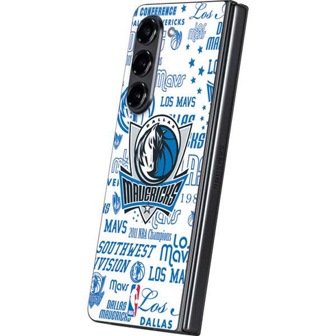 NBA Dallas Mavericks Historic Blast Galaxy Z Fold5 5G Skin