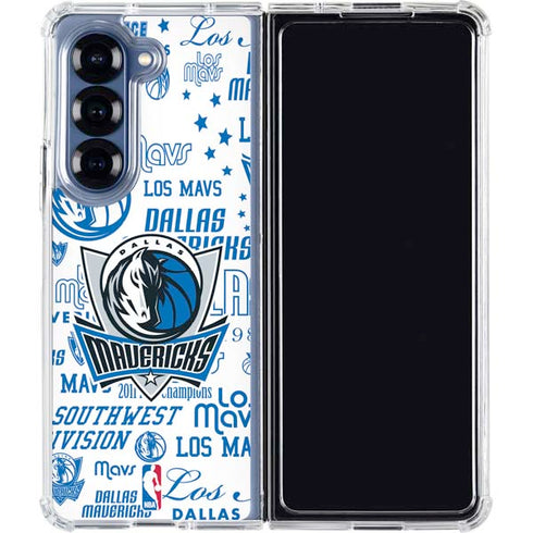 NBA Dallas Mavericks Historic Blast Galaxy Z Fold6 Clear Case