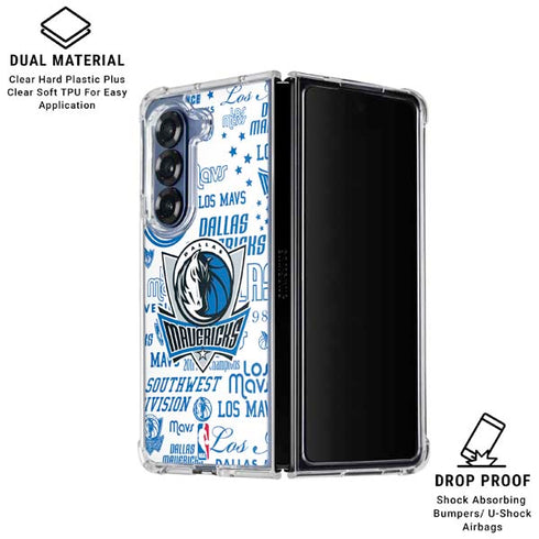 NBA Dallas Mavericks Historic Blast Galaxy Z Fold6 Clear Case