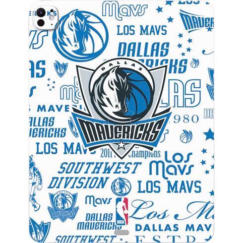 NBA Dallas Mavericks Historic Blast iPad Pro 13in M4 (2024) Skin