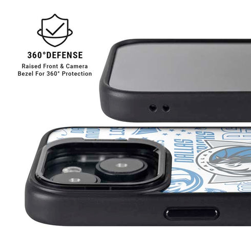 NBA Dallas Mavericks Historic Blast iPhone 13 Kickstand Case