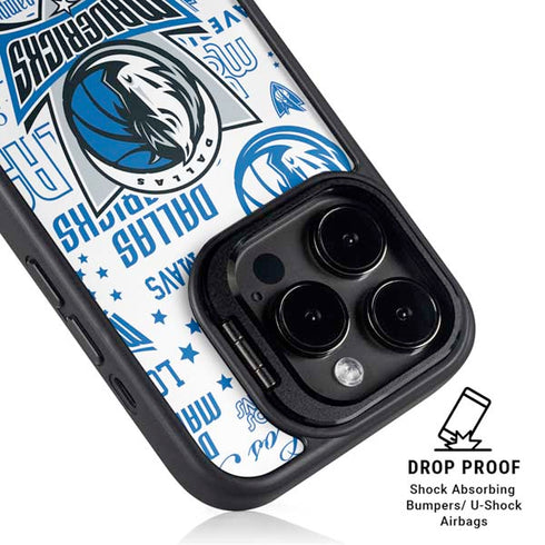NBA Dallas Mavericks Historic Blast iPhone 13 Pro Max Kickstand Case