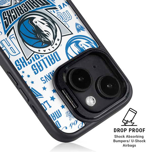 NBA Dallas Mavericks Historic Blast iPhone 14 Plus Kickstand Case