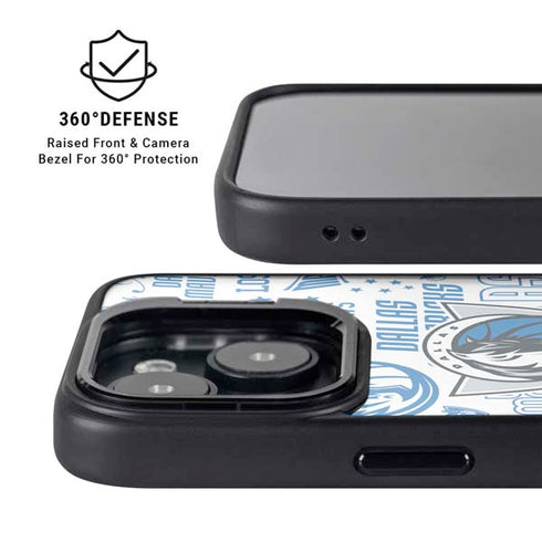 NBA Dallas Mavericks Historic Blast iPhone 15 Plus Kickstand Case