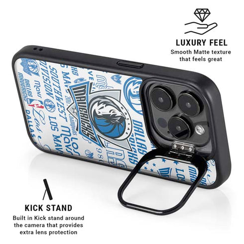 NBA Dallas Mavericks Historic Blast iPhone 15 Pro Max Kickstand Case